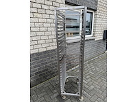 Inox - 40x60 platen - regaal wagen - afbeelding 1 van  1