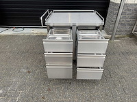 Inox - ladens - serveerwagen - afbeelding 2 van  4