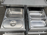 Inox - ladens - serveerwagen - afbeelding 3 van  4