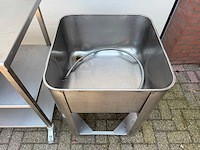 Inox - met spoelbak - rvs werktafel - afbeelding 3 van  3