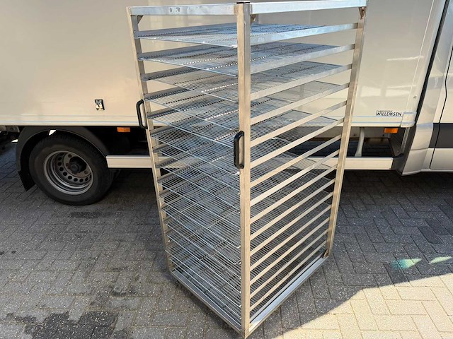 Inox - regaal wagen 60x40 - rvs platenwagen - afbeelding 1 van  2