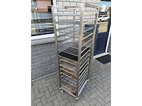 Inox - regaalwagen - rvs werktafel - afbeelding 2 van  4