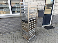 Inox - regaalwagen - rvs werktafel - afbeelding 3 van  4