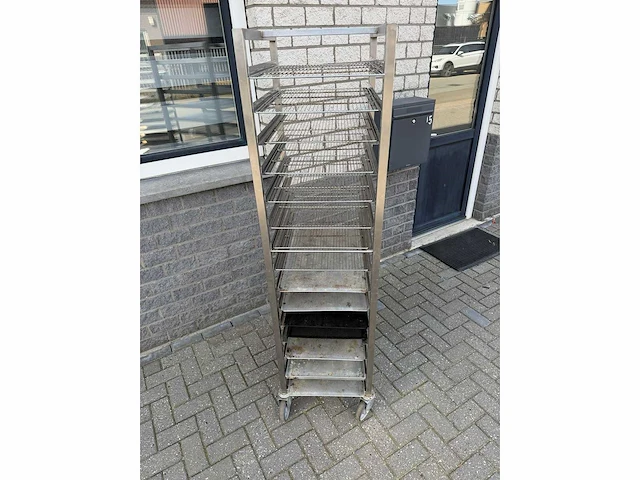 Inox - regaalwagen - rvs werktafel - afbeelding 4 van  4