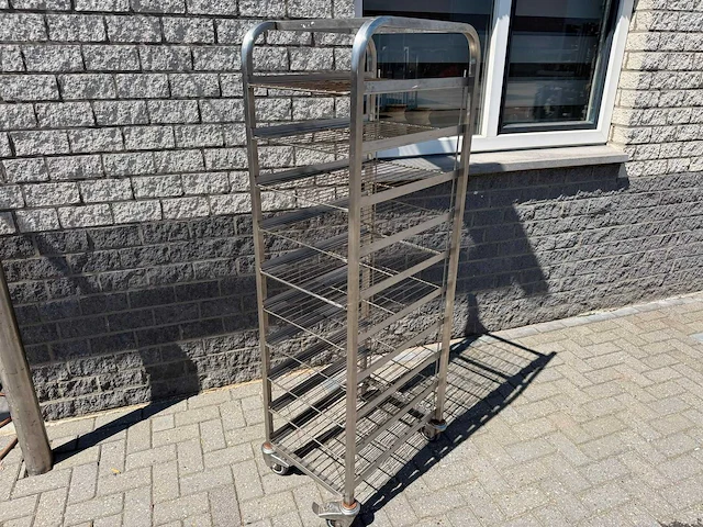Inox - regaalwagen 60x40 - rvs regaalwagen - afbeelding 1 van  2