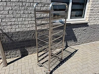 Inox - regaalwagen 60x40 - rvs regaalwagen - afbeelding 1 van  2