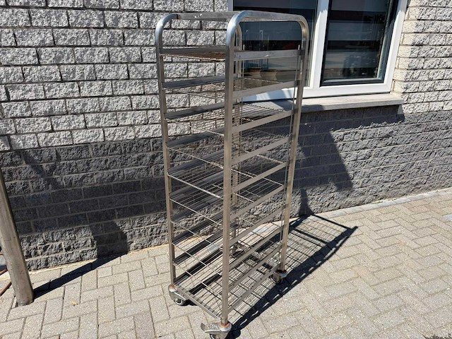 Inox - regaalwagen 60x40 - rvs regaalwagen - afbeelding 1 van  2