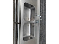 Inox 250cm - spoeltafel - afbeelding 3 van  3