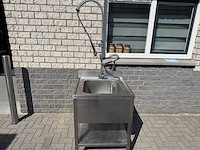 Inox 70x70 - spoeltafel - afbeelding 2 van  3