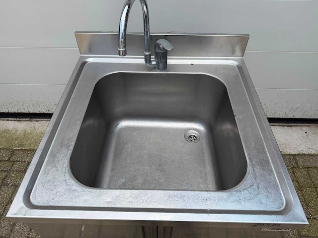 Inox 70x70 - spoeltafel - afbeelding 2 van  2