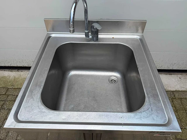 Inox 70x70 - spoeltafel - afbeelding 2 van  2