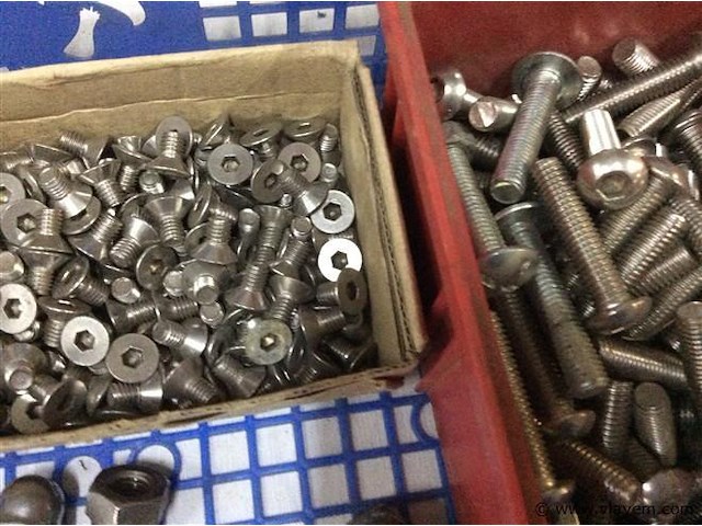 Inox bouten en moeren - afbeelding 3 van  3