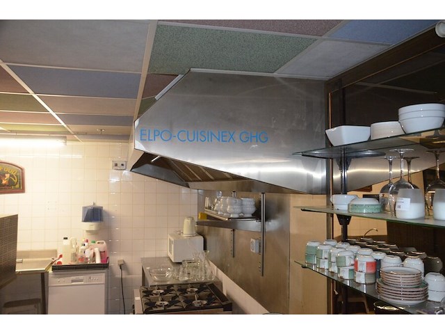 Inox dampkap met verlichting en afzuiging 3,50m lang (zelf demonteren) - afbeelding 3 van  8
