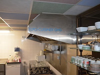 Inox dampkap met verlichting en afzuiging 3,50m lang (zelf demonteren) - afbeelding 3 van  8