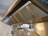 Inox dampkap met verlichting en afzuiging 3,50m lang (zelf demonteren) - afbeelding 4 van  8