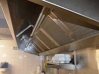 Inox dampkap met verlichting en afzuiging 3,50m lang (zelf demonteren) - afbeelding 6 van  8