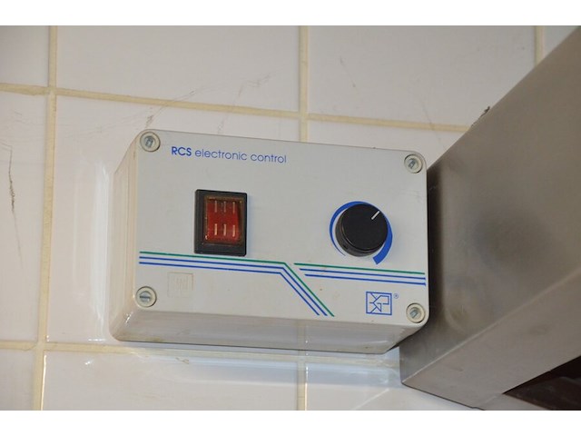 Inox dampkap met verlichting en afzuiging 3,50m lang (zelf demonteren) - afbeelding 7 van  8