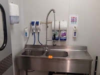 Inox dubbele spoelbak - afbeelding 1 van  10
