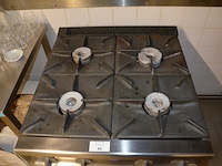 Inox gasfornuis fagor met 4 gasbranders - afbeelding 4 van  8