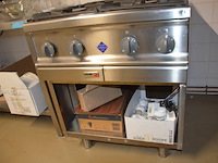 Inox gasfornuis fagor met 4 gasbranders - afbeelding 6 van  8