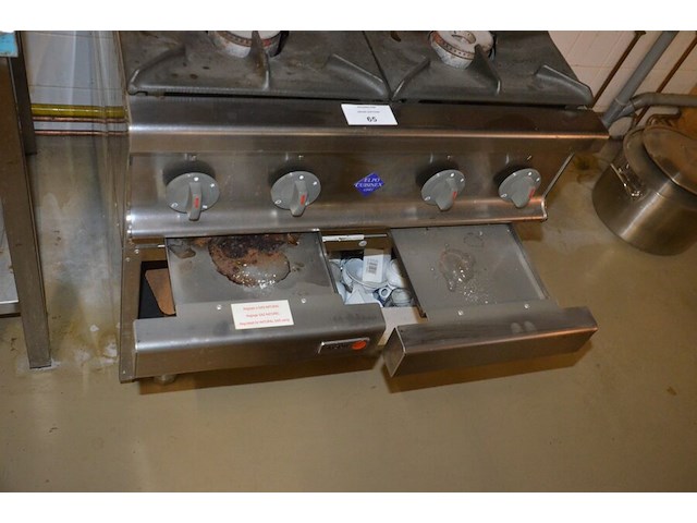 Inox gasfornuis fagor met 4 gasbranders - afbeelding 8 van  8