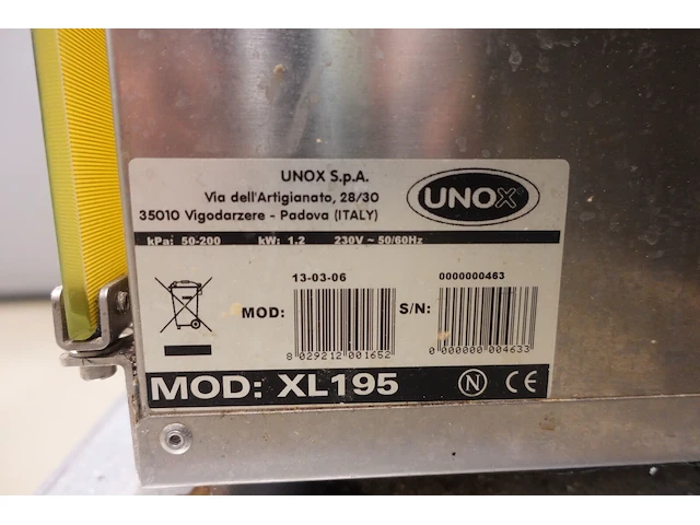 Inox heteluchtoven unox - afbeelding 15 van  15