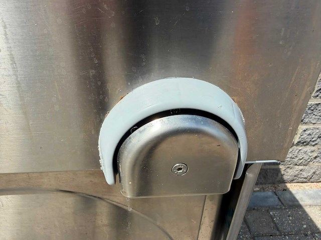 Inox met kniebediening - spoeltafel - afbeelding 3 van  3