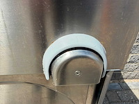 Inox met kniebediening - spoeltafel - afbeelding 3 van  3