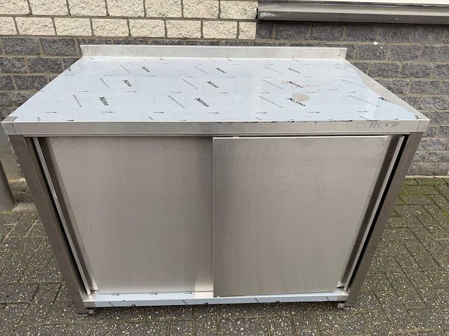 Inox ongebruikt - 120x70 - rvs werktafel - afbeelding 2 van  3