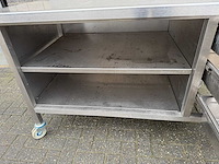 Inox ongebruikt - 150x80 - rvs werktafel - afbeelding 3 van  4