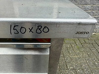 Inox ongebruikt - 150x80 - rvs werktafel - afbeelding 4 van  4