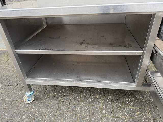 Inox ongebruikt - 150x80 - rvs werktafel - afbeelding 2 van  4