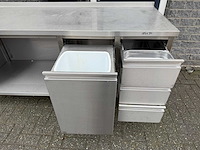 Inox ongebruikt - 186x70 - rvs werktafel - afbeelding 3 van  3