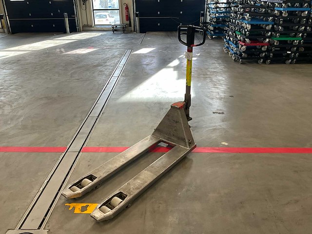 Inox pallettruck - afbeelding 1 van  4