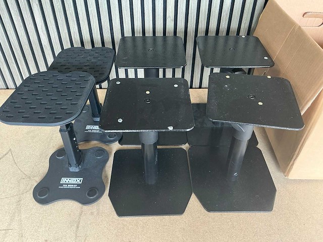 Inox speakerstands (6x) - afbeelding 2 van  5