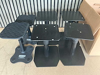 Inox speakerstands (6x) - afbeelding 2 van  5