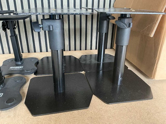 Inox speakerstands (6x) - afbeelding 4 van  5