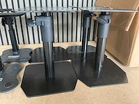 Inox speakerstands (6x) - afbeelding 4 van  5