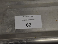 Inox spoelbak met mengkraan afm. 140x70 - afbeelding 5 van  5