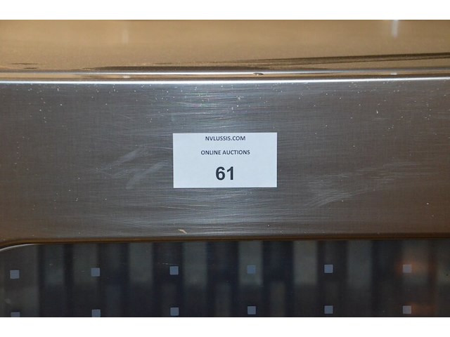 Inox stoomoven fagor hme-6/11 3000kw op 400v op inox tafel , 16 inox bakken - afbeelding 5 van  9