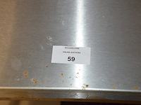 Inox tafeltje afm. 70x50x85 - afbeelding 5 van  5