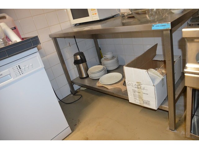 Inox werktafel afm. 140x70 - afbeelding 2 van  5