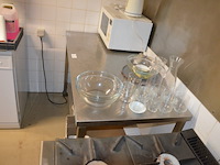 Inox werktafel afm. 140x70 - afbeelding 4 van  5