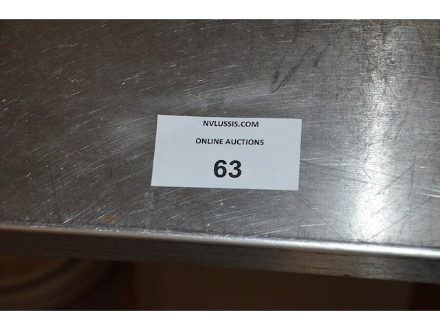 Inox werktafel afm. 140x70 - afbeelding 5 van  5