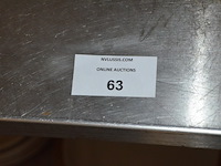 Inox werktafel afm. 140x70 - afbeelding 5 van  5