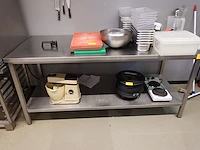 Inox werktafel - afbeelding 1 van  2