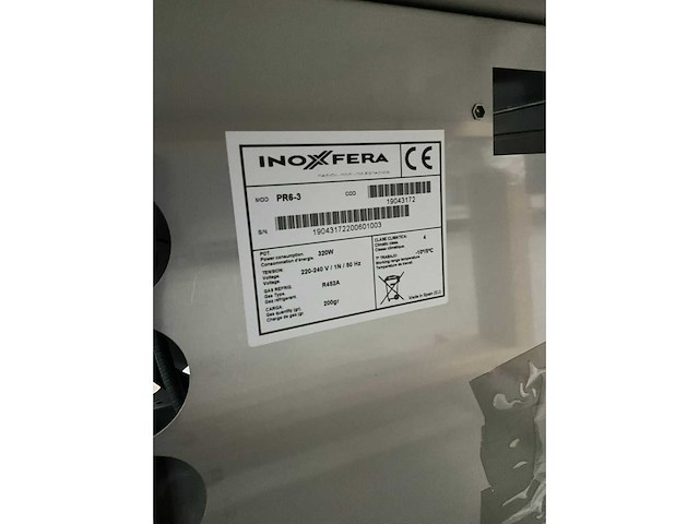 Inoxfera pr6-3 inbouw koelplaat - afbeelding 6 van  6