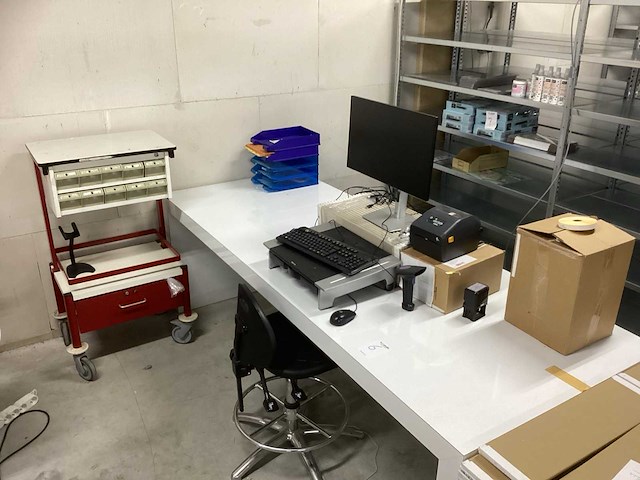 Inpak- en verzendwerkplek incl. zebra zd421 printer - afbeelding 4 van  8