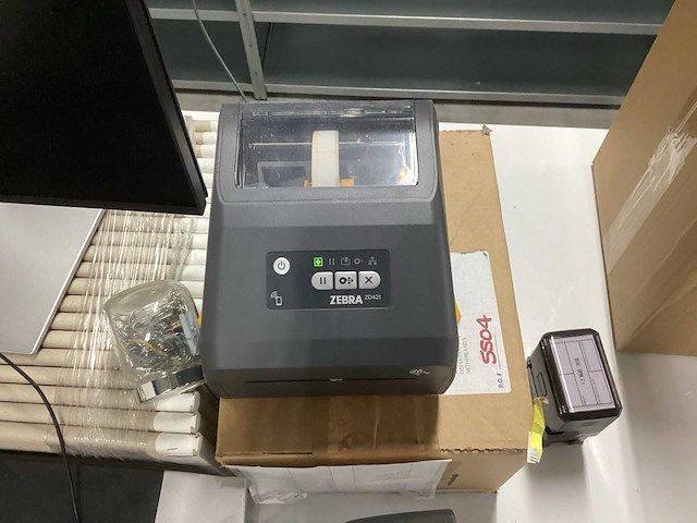 Inpak- en verzendwerkplek incl. zebra zd421 printer - afbeelding 8 van  8