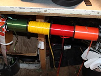 Inpakmaterialen en linten in baliemeubel. excl. kadopapierhouders. - afbeelding 3 van  4